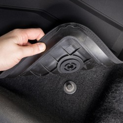 Tappetini compatibili con MG HS II dal 2024 in poi, su misura in Gomma TPE